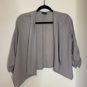 GREY Cropped BLAZER